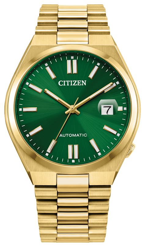 citizen green and gold tsuyosa.